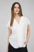 DROP SHOULDER BUTTON TOP